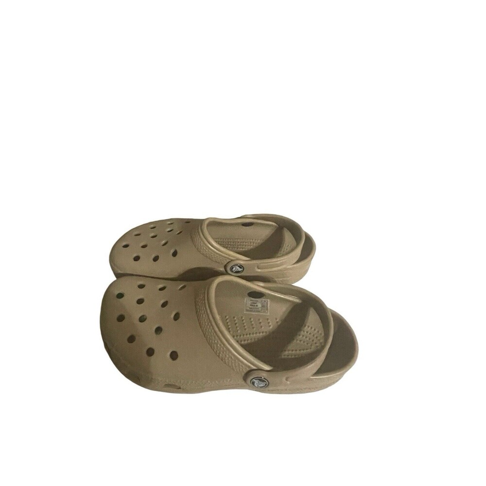 Crocs Classic Clog Sandals, beige Mens 5 - Women’s 7- RARE color - Picture 9 of 16